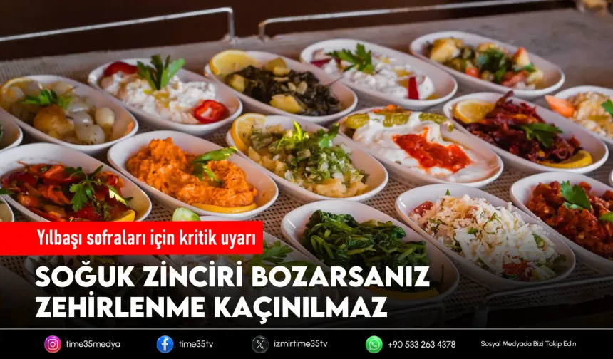 Yılbaşı sofrasında 'sıcak soğuk zinciri' uyarısı