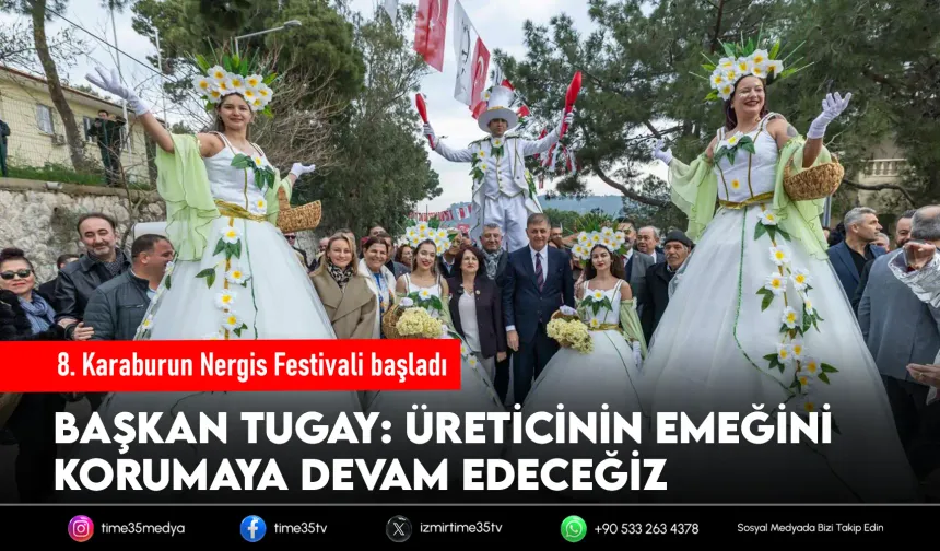 8. Karaburun Nergis Festivali başladı