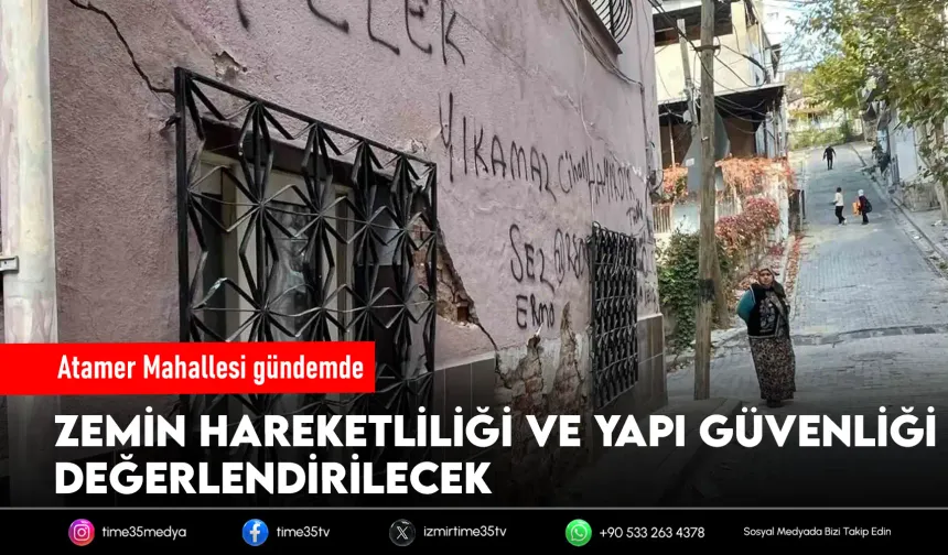 İzmir Büyükşehir’den Atamer Mahallesi için kritik adım