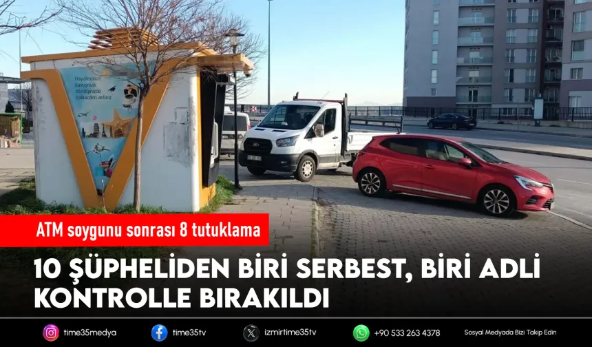 İzmir’deki banka aracı soygununa 8 tutuklama