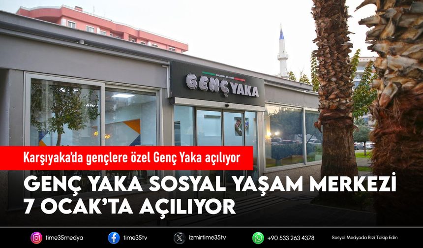 Karşıyaka’da gençlere özel Genç Yaka açılıyor