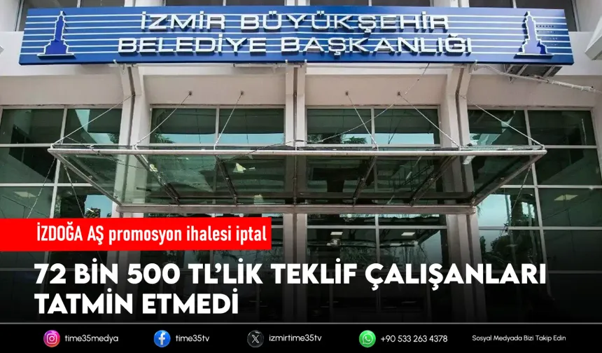 İZDOĞA’da banka promosyonu ihalesi iptal edildi