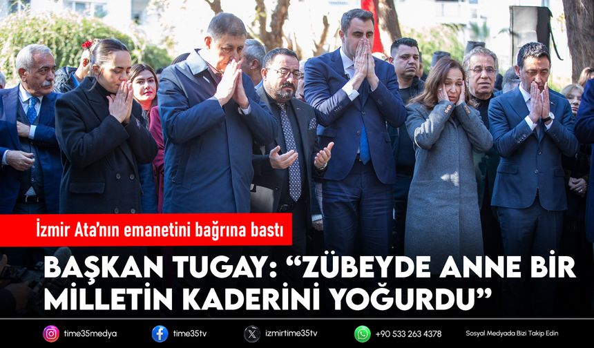 İzmir Ata’nın emanetini bağrına bastı