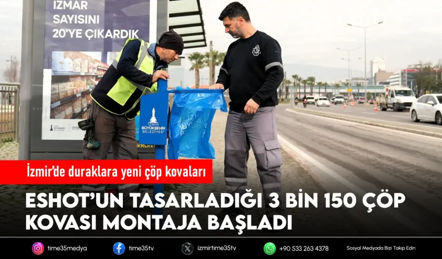 İzmir’de duraklar temiz ve düzenli