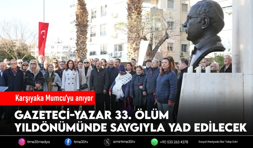 Karşıyaka Belediyesi’nden 33. yılda Uğur Mumcu anması