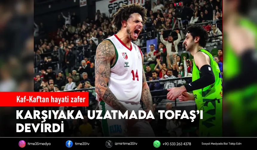 Karşıyaka basketbolda moral buldu