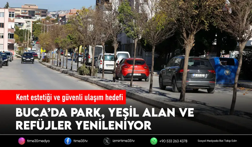 Buca Belediyesi kent estetiği için sahada
