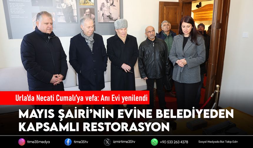 Urla’da Necati Cumalı’ya vefa: Anı Evi yenilendi