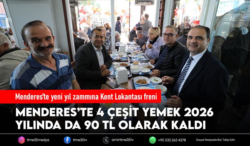Menderes’te yeni yıl zammına Kent Lokantası freni