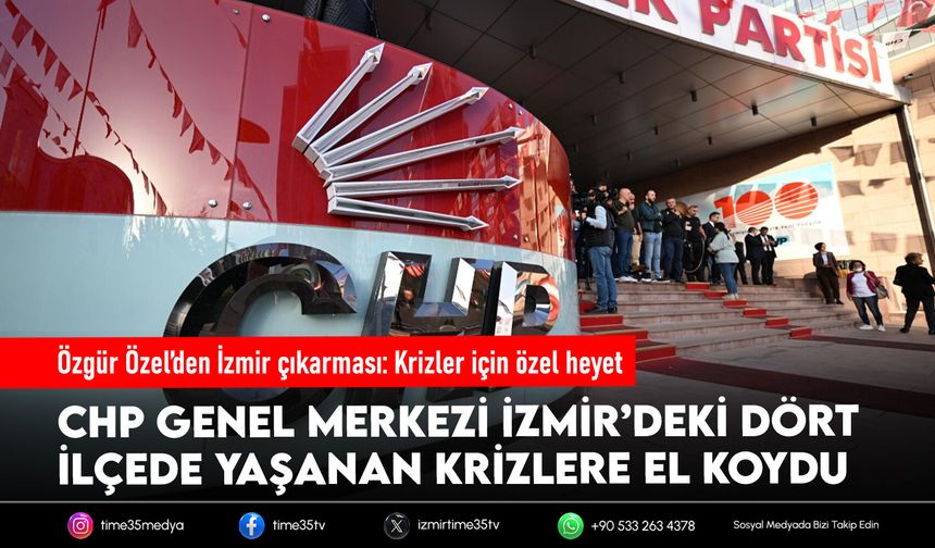 Özgür Özel’den İzmir çıkarması: Krizler için özel heyet