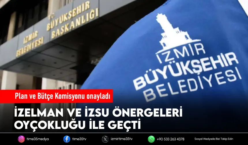 İZELMAN sermaye artışı ve İZSU borçlanması meclis gündeminde