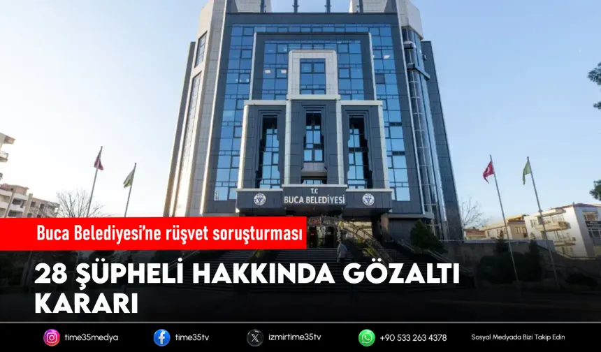 Buca Belediyesi’ne operasyon: 28 gözaltı kararı