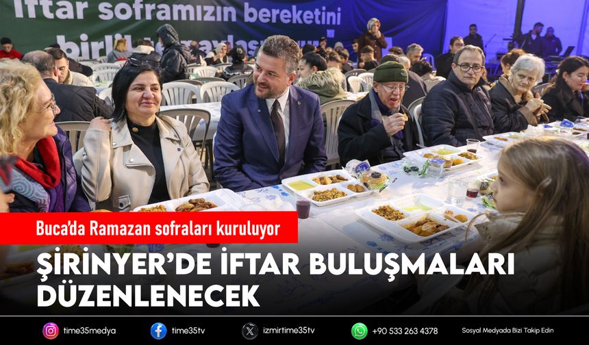 Buca’da Ramazan sofraları kuruluyor