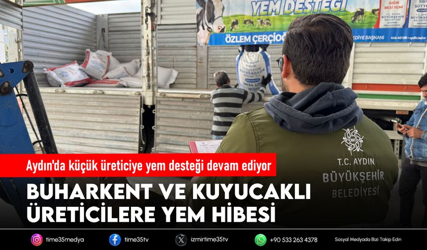 Aydın'da küçük üreticiye yem desteği devam ediyor
