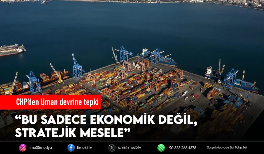 Bağcıoğlu’ndan liman çıkışı: “Milli güvenlik meselesi”