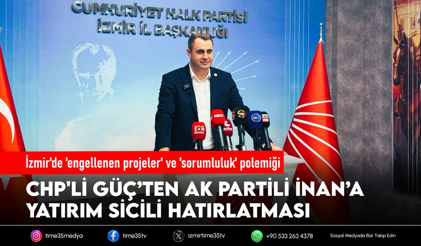 İzmir'de 'engellenen projeler' ve 'sorumluluk' polemiği