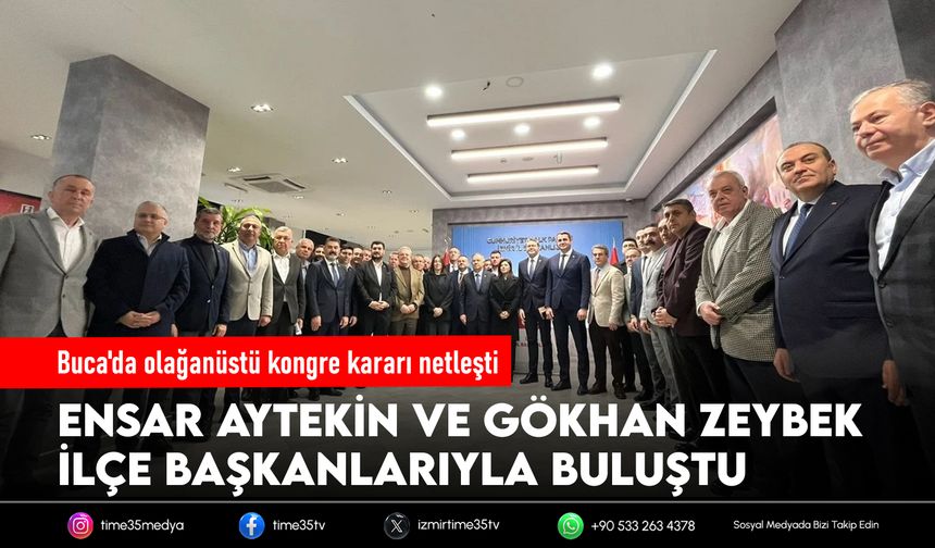 Buca'da olağanüstü kongre kararı netleşti