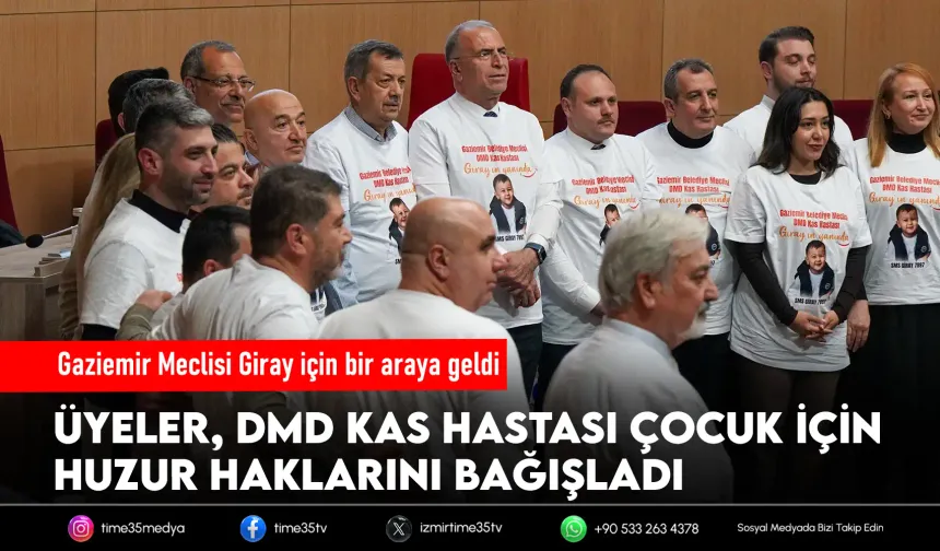 Gaziemir Meclisinden DMD hastası Giray’a yardım çağrısı