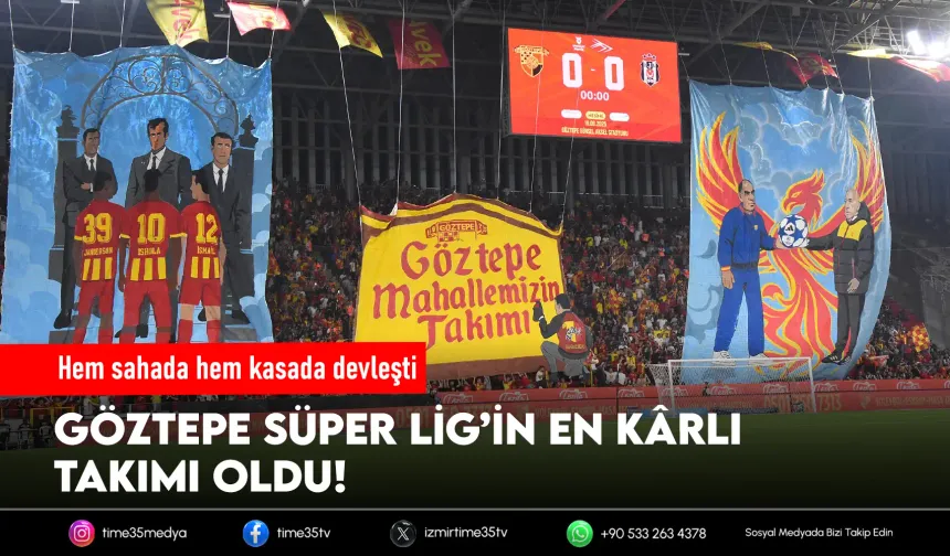 Göztepe’den Süper Lig’e ekonomi dersi
