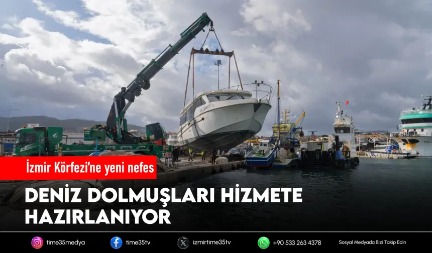 Deniz dolmuşları hizmete hazırlanıyor