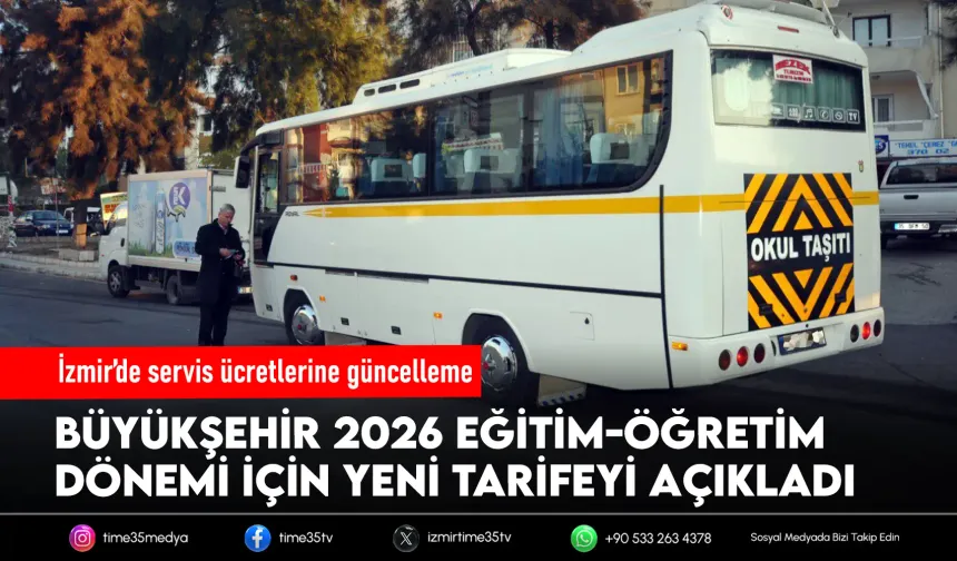 İzmir’de öğrenci servis ücretleri belli oldu