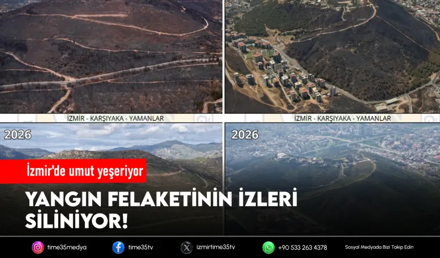 Yamanlar’da doğa mesaisi: Küller yerini yeşile bırakıyor!