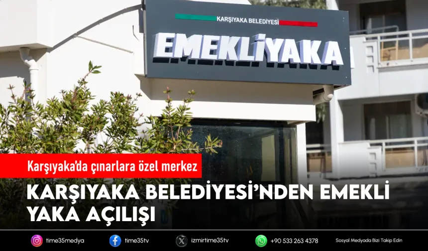Karşıyaka’nın çınarlarına özel tesis
