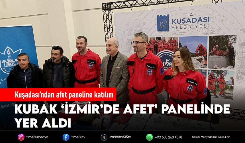 Kuşadası’ndan afet paneline katılım