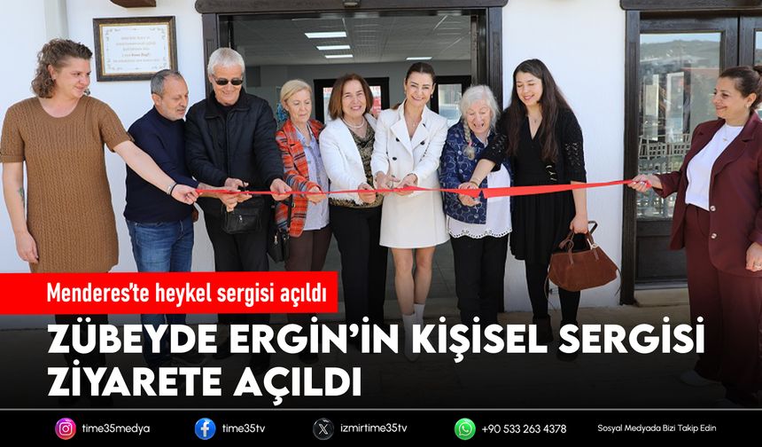 Menderes’te heykel sergisi açıldı