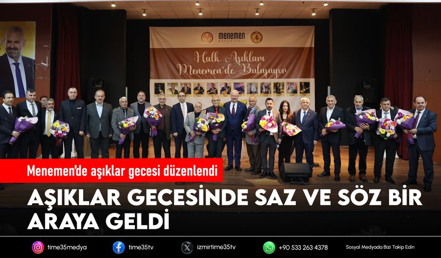 Menemen’de aşıklar gecesi düzenlendi