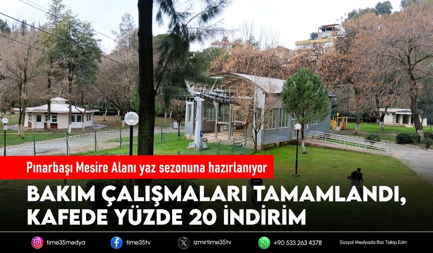 Pınarbaşı Mesire Alanı yaz sezonuna hazırlanıyor
