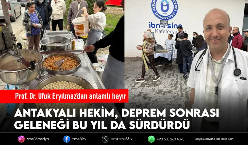 Prof. Dr. Ufuk Eryılmaz, depremde yitirdiklerimizi hayırla andı