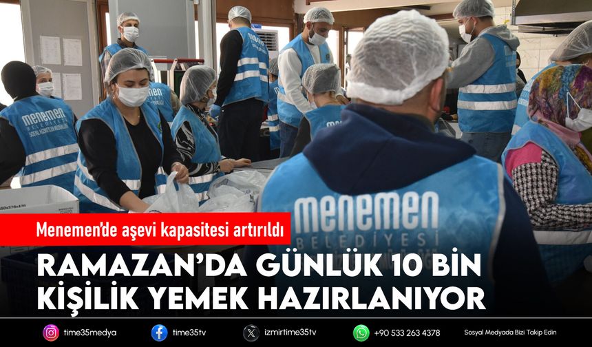 Menemen’de aşevi kapasitesi artırıldı