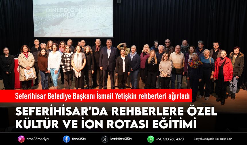 Başkan İsmail Yetişkin rehberleri ağırladı
