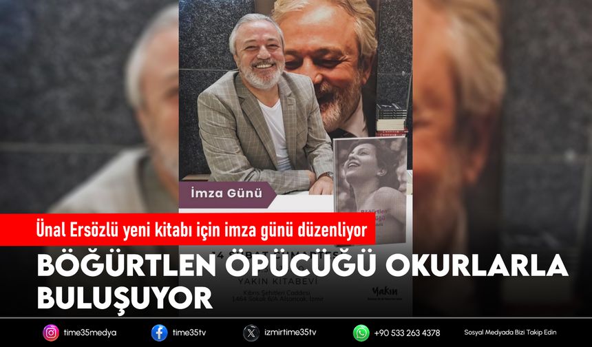 Ünal Ersözlü yeni kitabı için imza günü düzenliyor