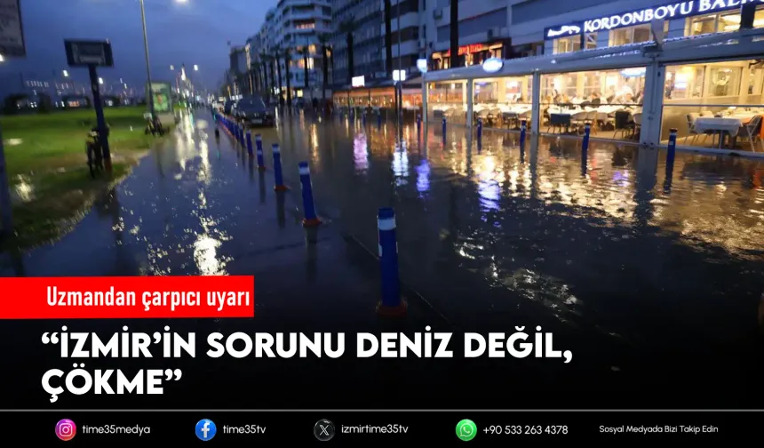 Alsancak Kordon sular altında: Uzmandan çarpıcı uyarı