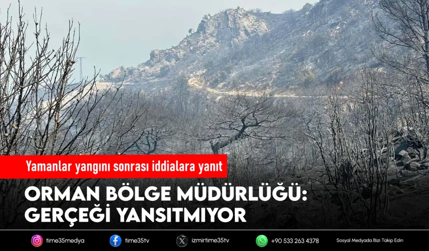 Yamanlar’daki yangın alanlarıyla ilgili iddialara yalanlama