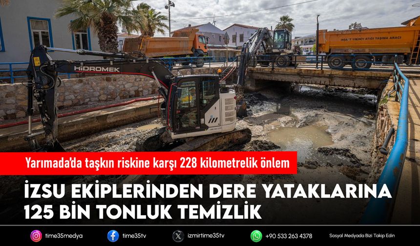 Yarımada’da taşkın riskine karşı 228 kilometrelik önlem