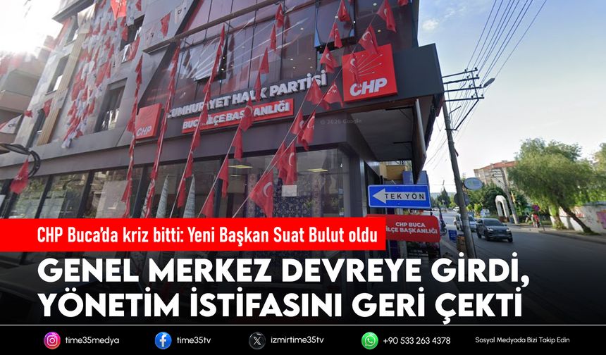 CHP Buca’da kriz bitti: Yeni Başkan Suat Bulut oldu