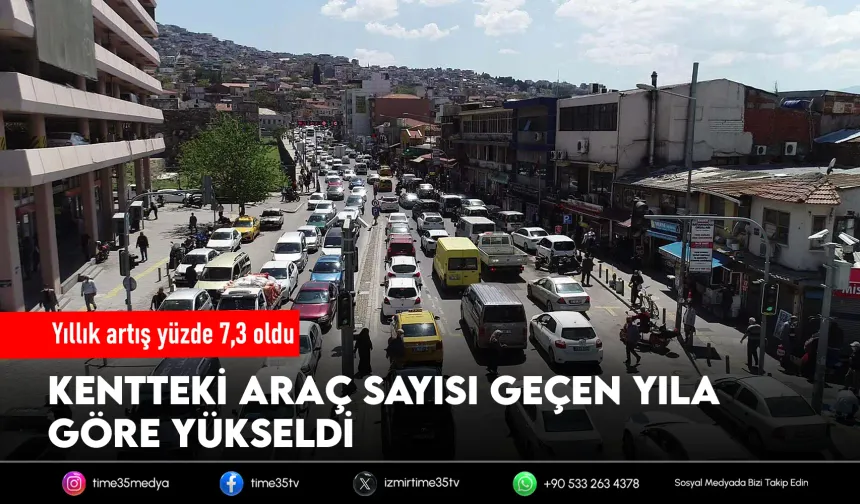 İzmir’de araç sayısı 2,1 milyonu aştı