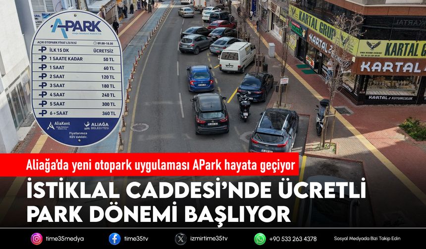 Aliağa’da yeni otopark uygulaması APark hayata geçiyor