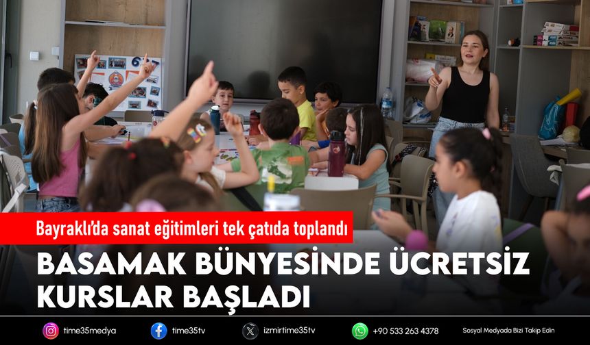 Bayraklı’da sanat eğitimleri tek çatıda toplandı