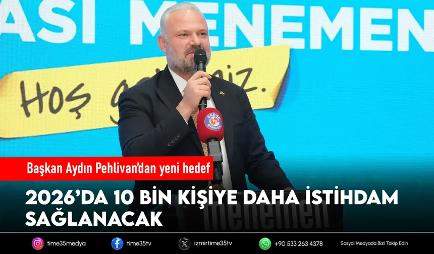 Menemen’de istihdam seferberliği: Hedef 35 bin kişiyi iş sahibi yapmak
