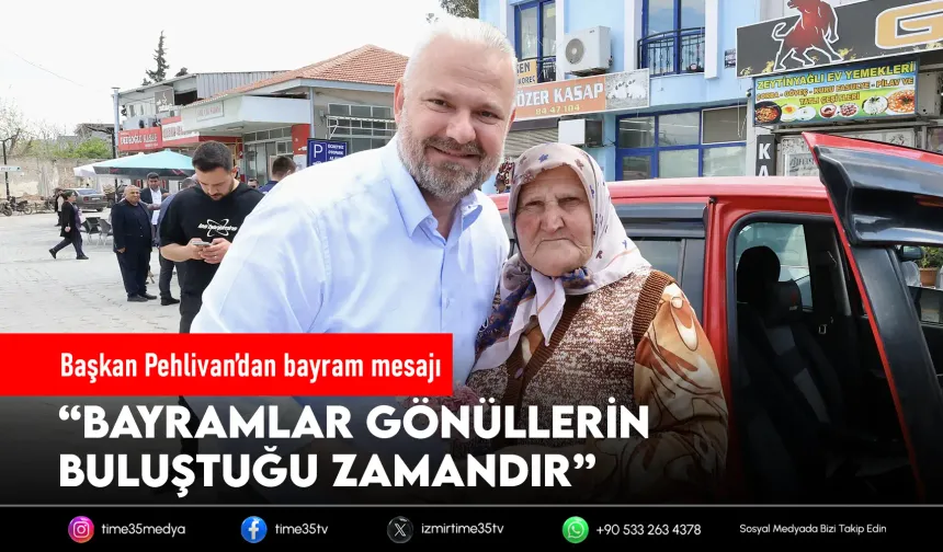 Başkan Pehlivan'dan bayram tebriği