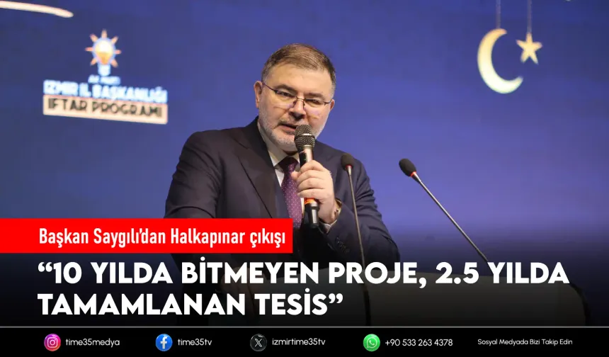 Başkan Saygılı’dan Halkapınar çıkışı: “10 yılda bitmedi”