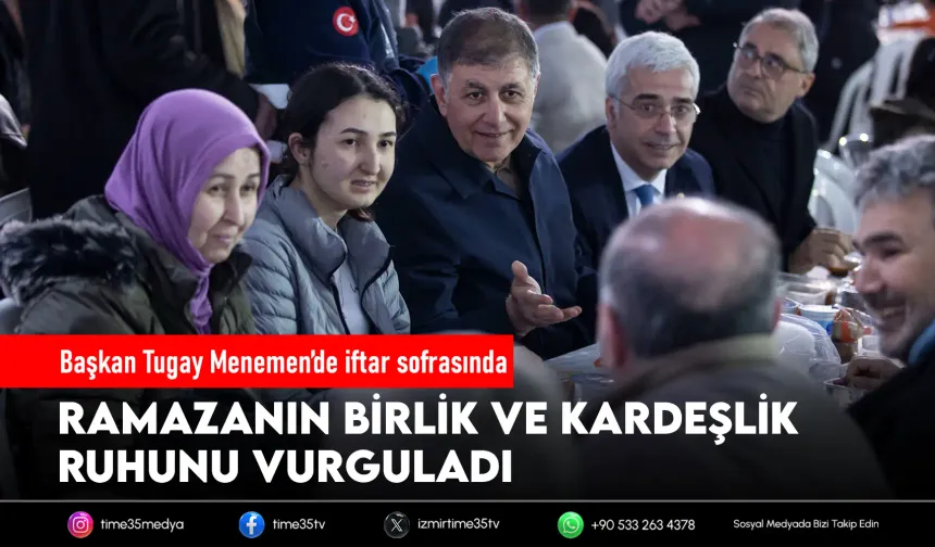 Büyükşehir’in gönül sofrası bu kez Menemen’de kuruldu