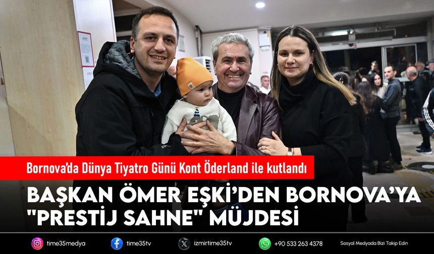 Bornova’da Dünya Tiyatro Günü Kont Öderland ile kutlandı
