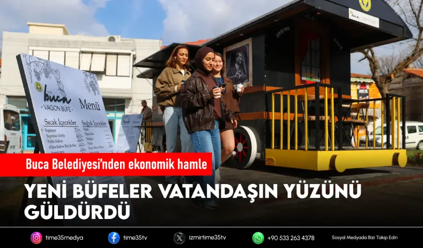 Buca Belediyesi cep dostu büfelerini hizmete açtı