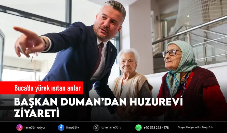 Başkan Duman’dan huzurevine bayram ziyareti