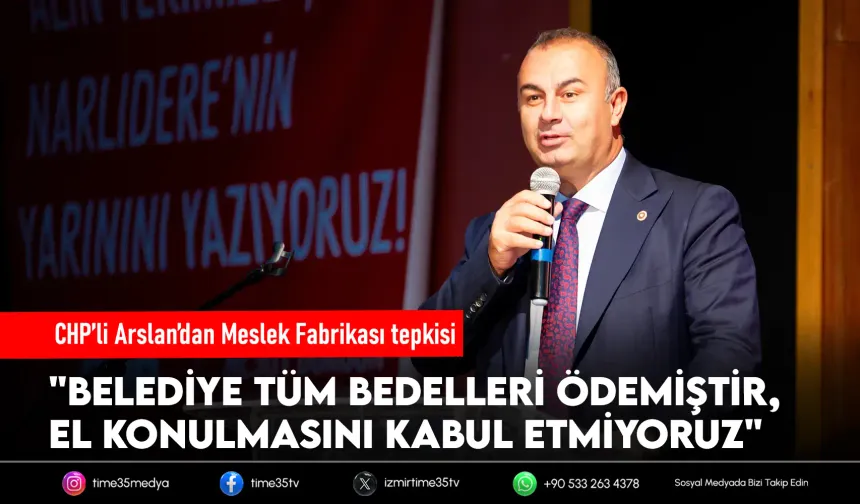 Milletvekili Arslan’dan Meslek Fabrikası çıkışı